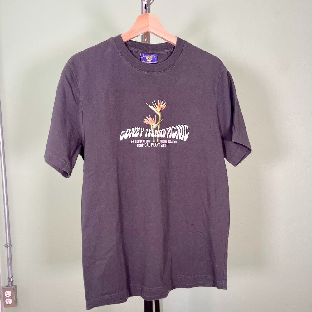 Coney Island Picnic Men's Grey T-Shirt - Men's Size S